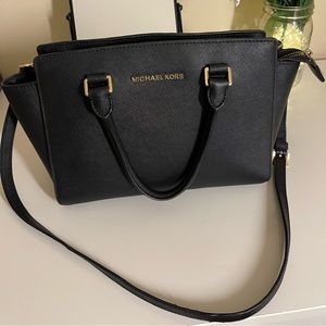 MICHAEL KORS Medium Selma Saffiano Leather Satchel